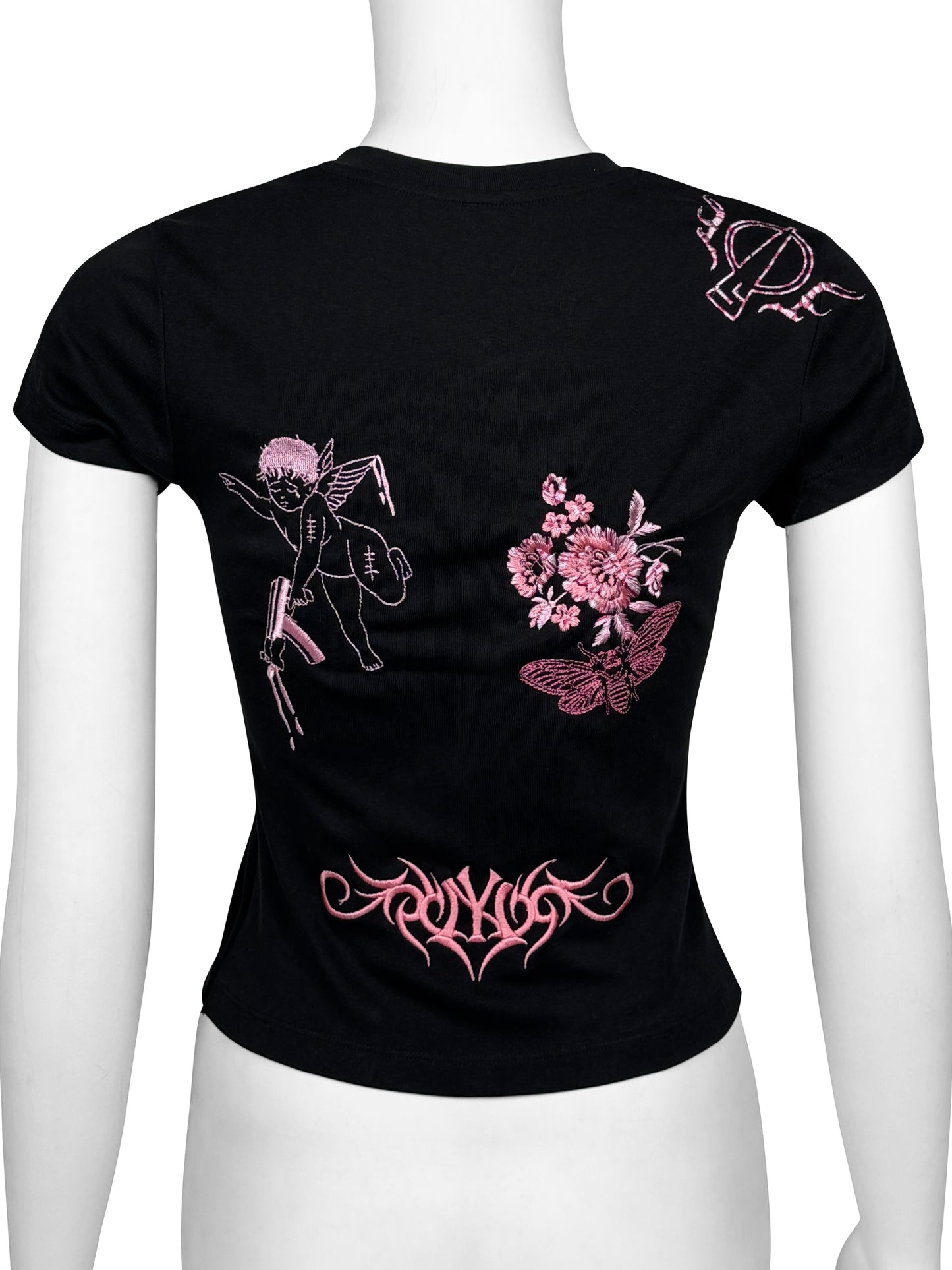 1-of-1 Summer 25 Embroidered BB Tee, Black