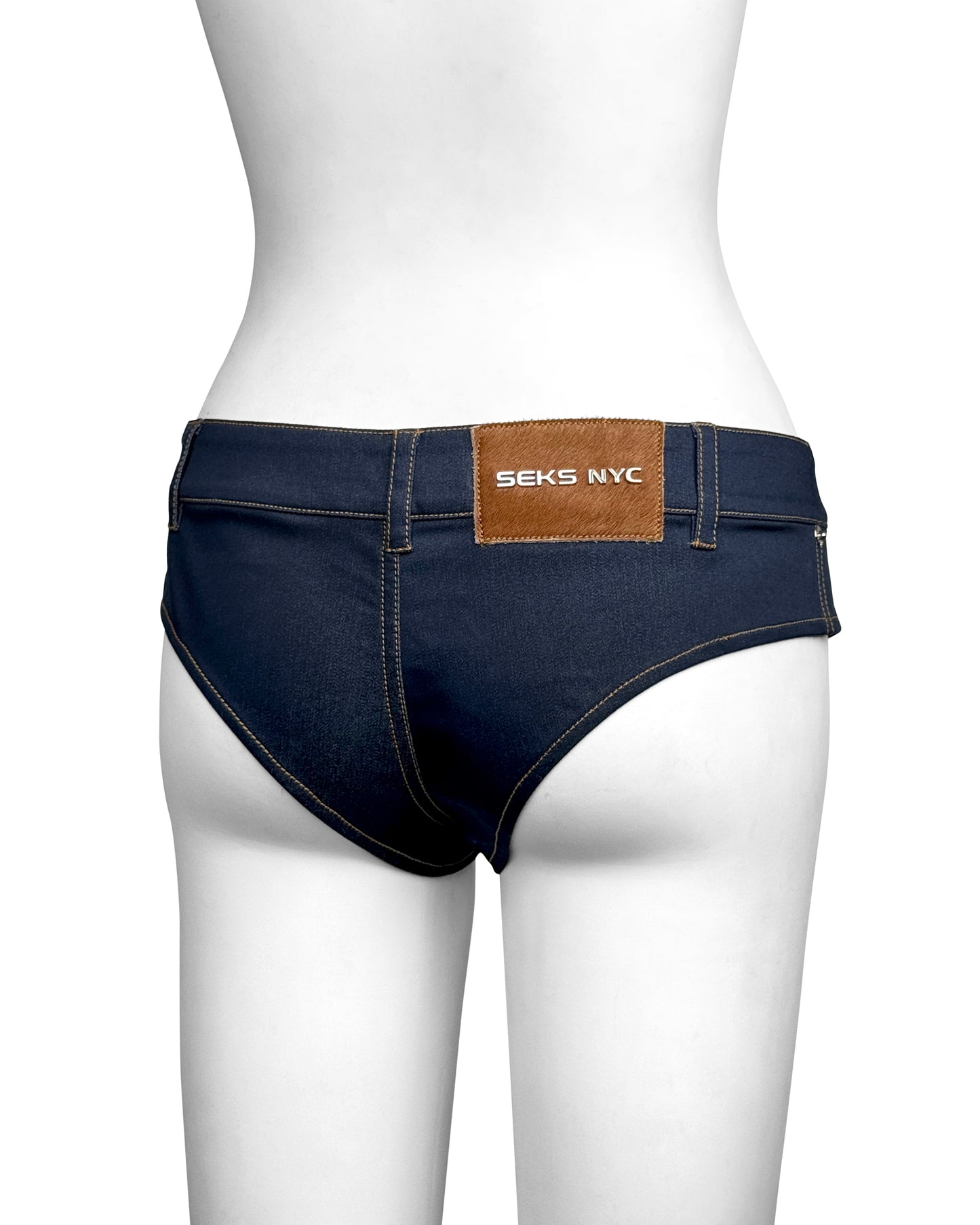 The SEKS Denim Mini Short