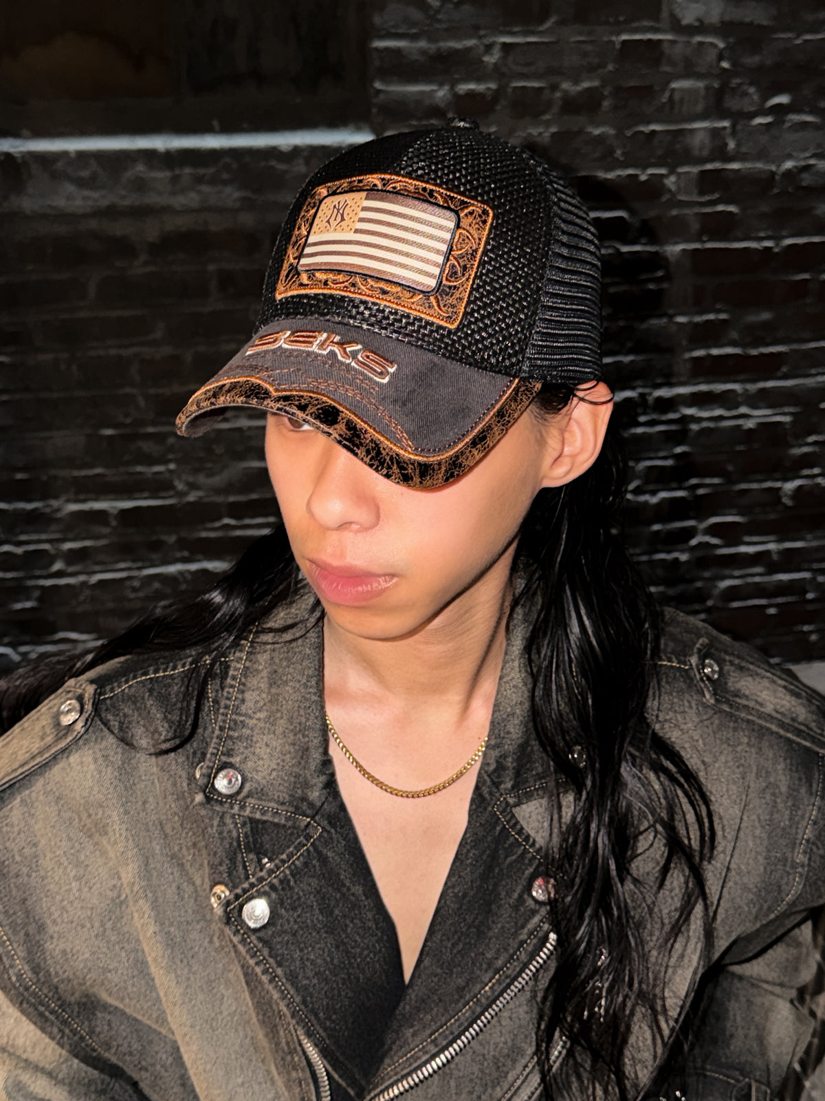NY Flag Trucker Hat