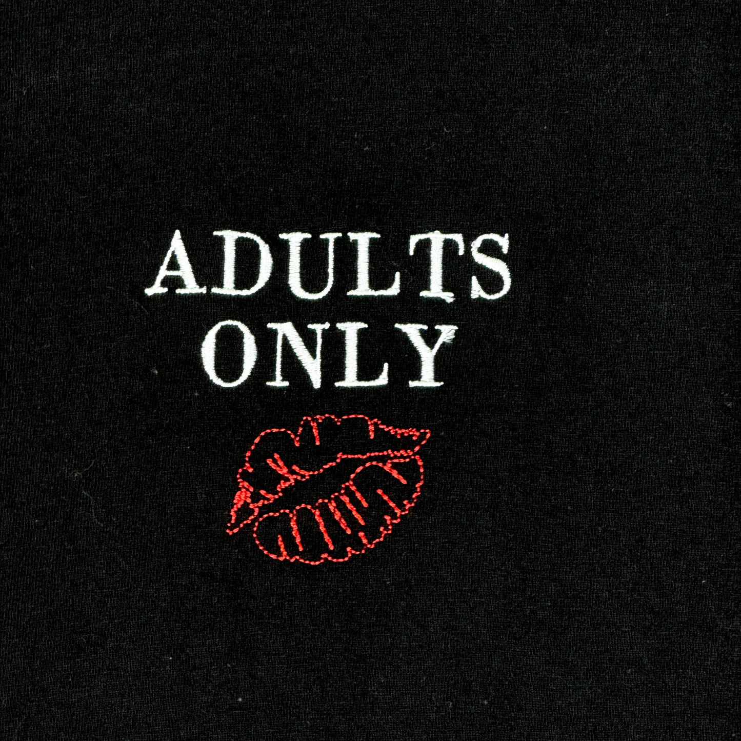 SEKS x Pornhub Adults Only Embroidered Tee Shirt