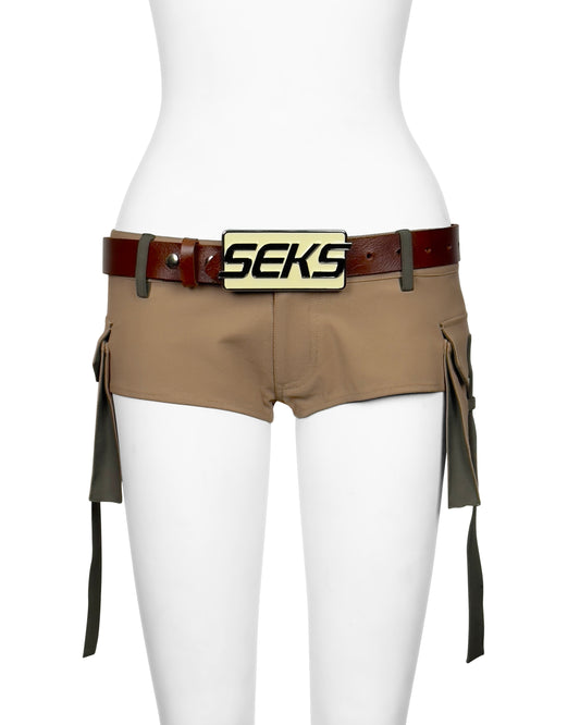 Twill Cargo Pocket Mini Short