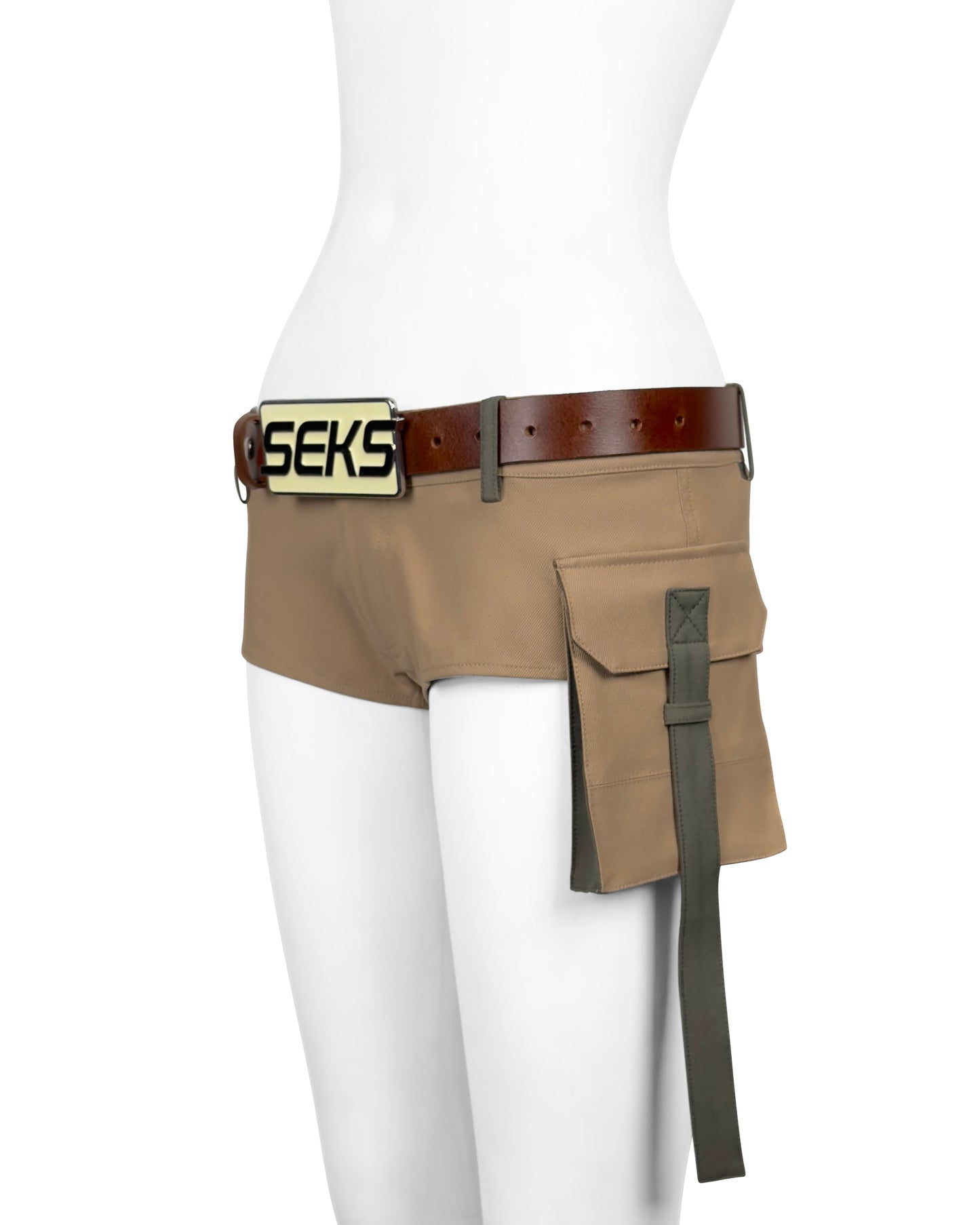 Twill Cargo Pocket Mini Short