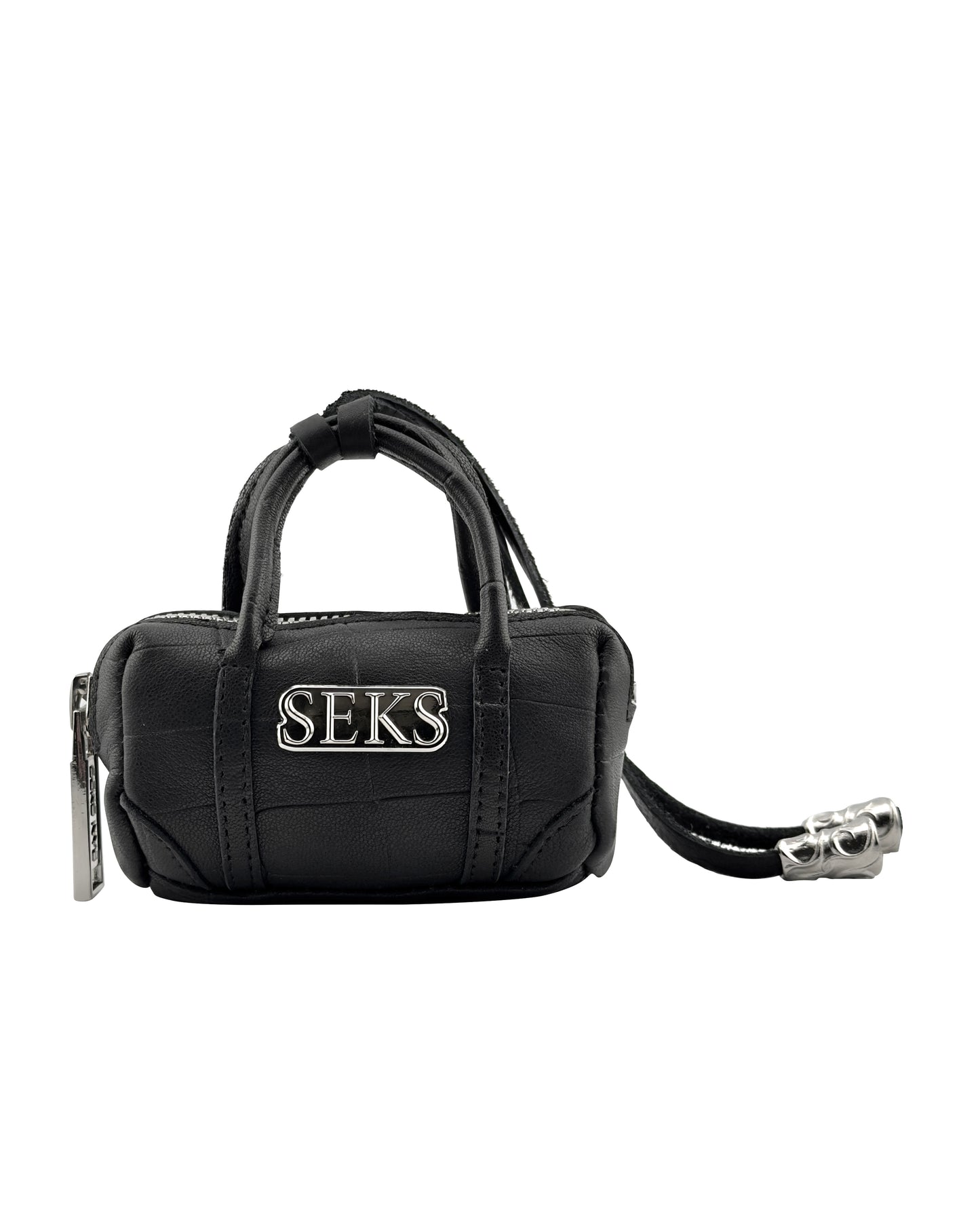 Mini Leather Duffel Bag