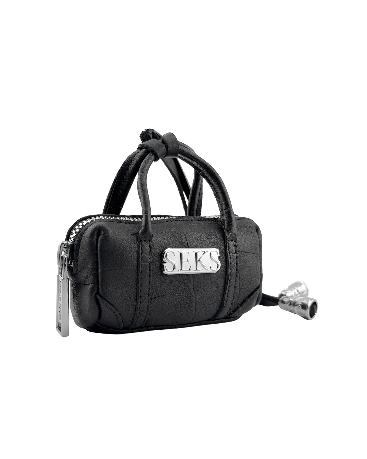 Mini Leather Duffel Bag